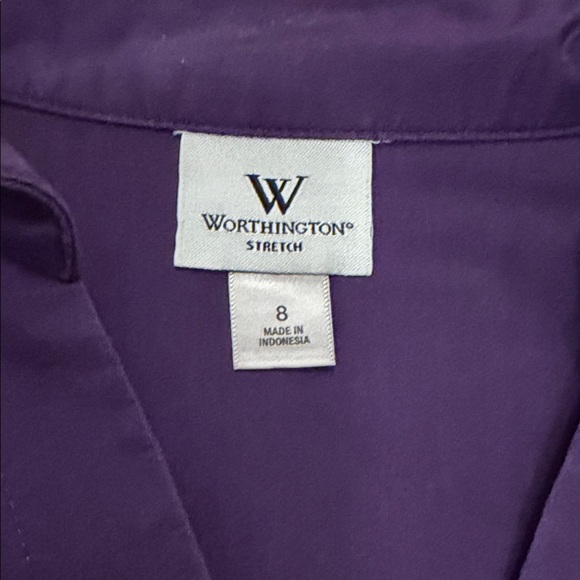 Worthington Deep Purple Top - Picture 2 of 5